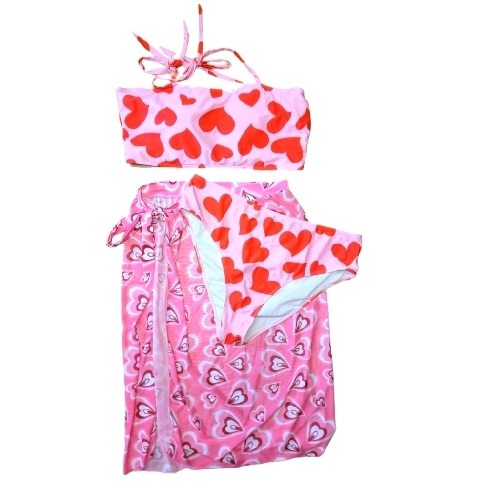Heart Bikini with Wrap